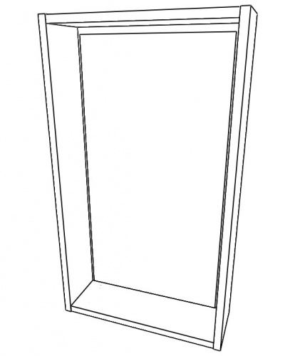 Шкаф-зеркало Аура 40 АЙСБЕРГ фото 9