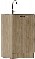 Тумба под нержавеющую мойку 50х50 Дуб Сонома, левая/правая