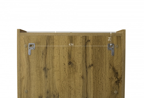 Шкаф-зеркало Bruno 60 левый/правый Домино* фото 10