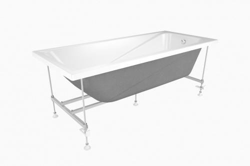 Ванна акриловая "Light" 1500*700 мм Метакам, с каркасом фото 3