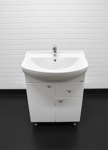 Тумба под умывальник "Уют 50 Классик" с верхним ящиком В1 АЙСБЕРГ* фото 5