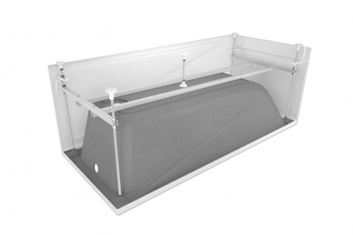 Ванна акриловая "Light" 1500*700 мм Метакам, с каркасом фото 5