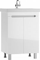 Тумба под умывальник Комо 60 (Como)  Аура без ящика АЙСБЕРГ