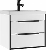 Тумба подвесная под умывальник "UNIT 60" Forta B2 Белый Домино