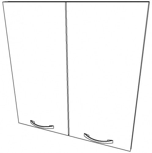 Шкаф настенный 30х60 Дуб Серый* фото 4