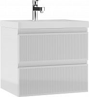 Тумба подвесная под умывальник "UNIT 60" Tower В2 Белый Домино