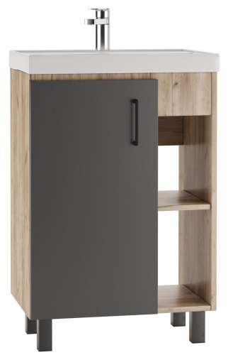 Комплект мебели для ванной "Фостер 60" Craft без ящика Домино фото 4