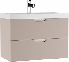 Тумба подвесная под умывальник "UNIT 80" Dune Латте В2 Домино