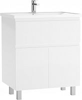 Тумба под умывальник "НОВА 70" (Nova) Графо (Grafo) белый глянец В1 Домино