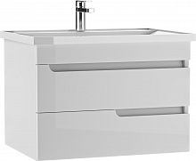 Тумба подвесная под умывальник "НОВА 70" (Nova) Веста с двумя ящиками В2 АЙСБЕРГ