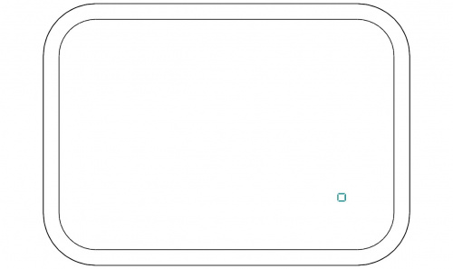 Зеркало Капри PR-B 700х500 LED Sansa фото 6