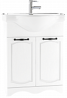 Тумба под умывальник "Классика 65" RICH Белое Дерево без ящика Домино*