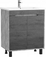 Тумба под умывальник "РИВО 70" (Rivo) Лофт (Loft) без ящика Бетон Домино