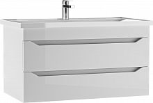 Тумба подвесная под умывальник "NOVA 90" Ева с двумя ящиками В2 АЙСБЕРГ