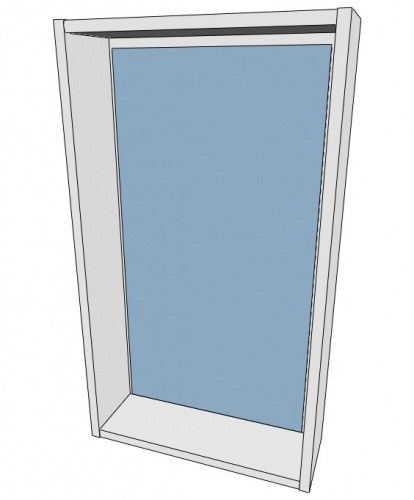 Шкаф-зеркало Аура 40 АЙСБЕРГ фото 2