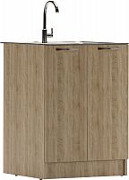 Тумба под нержавеющую мойку 60х60 Дуб Сонома