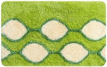 Коврик для ванной комнаты, 50х80см, акрил. Curved Lines, green, IDDIS,402A580I12