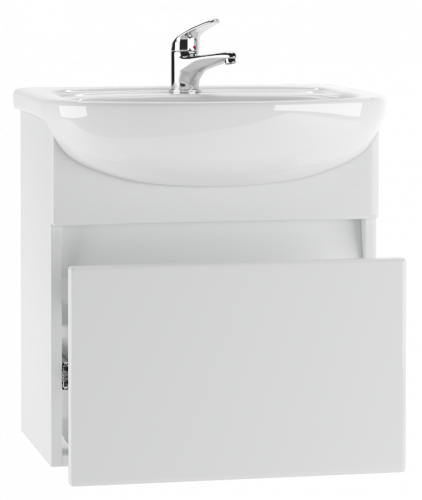 Тумба подвесная под умывальник "Элегия 50" Классик с одним ящиком В1  АЙСБЕРГ фото 3