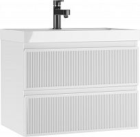 Тумба подвесная под умывальник "UNIT 70" Tower В2 Белый Домино