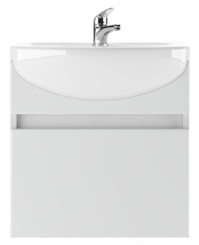 Тумба подвесная под умывальник "Исеть 55" Классик с одним ящиком В1  АЙСБЕРГ фото 2