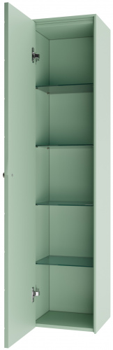 Пенал подвесной 35 ONE без ящика зеленый матовый левый LEVEL фото 7