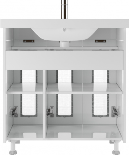 Тумба под умывальник "Миранда 80/Maria 80  Кристалл" без ящика АЙСБЕРГ* фото 4