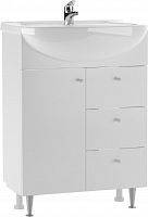 Тумба под умывальник "Уют 60" Промо с 3 верхними ящиками В3