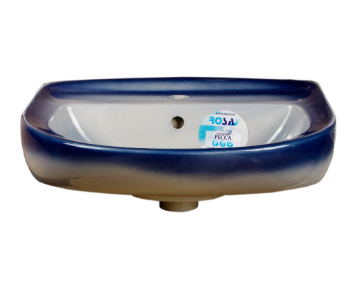 Умывальник "Ресса" с отв., синий декор, г.Киров