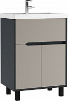 Тумба под умывальник "UNIT 60" Karat Серый тауп В1 Домино