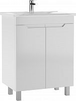 Тумба под умывальник "ЕЛЕН 65" (ELEN) Оптима (Optima) без ящика глянец Домино