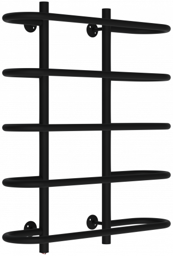 Полот/суш ЭЛЕКТРИЧЕСКИЙ ЧЕРНЫЙ лесенка Цунами 500х600 3/4" сталь 5 полок (TERMAX) TEL55060-2