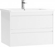 Тумба подвесная под умывальник "РИВО 70" (Rivo) Челси (Chelsea) В2 Белый Домино