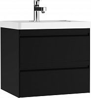 Тумба подвесная под умывальник "UNIT 60" Chelsea В2 Черный Домино