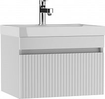 Тумба подвесная под умывальник "UNIT 60" Бриз с одним ящиком В1 Айсберг