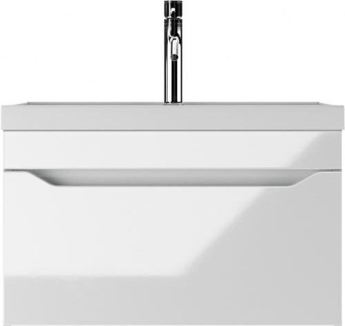 Тумба подвесная под умывальник "ЮНИТ 80 (Unit) Ева с одним ящиком В1 АЙСБЕРГ фото 2