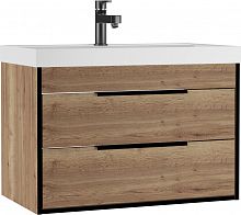 Тумба подвесная под умывальник "UNIT 80" Alfa B2  Домино