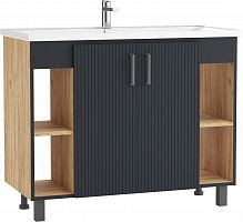 Тумба под умывальник "НОВА 100" (Nova) Крафт (Craft) NEW без ящика Домино