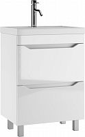 Тумба под умывальник "UNIT 60" Ева с двумя ящиками В2 АЙСБЕРГ