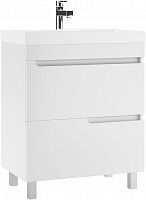 Тумба под умывальник "UNIT 70" Веста с двумя ящиками В2 Айсберг