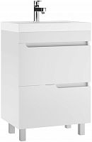Тумба под умывальник "UNIT 60" Веста с двумя ящиками В2 Айсберг