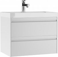 Тумба подвесная под умывальник "UNIT 70" Chelsea В2 Белый Домино