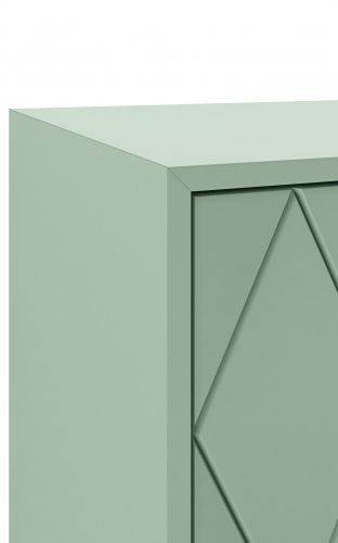 Пенал подвесной 35 ONE без ящика зеленый матовый левый LEVEL фото 5