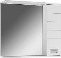 Шкаф-зеркало Cube 75 Эл. правый Домино*