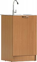 Тумба под нержавеющую мойку 50х50 бук, левая/правая