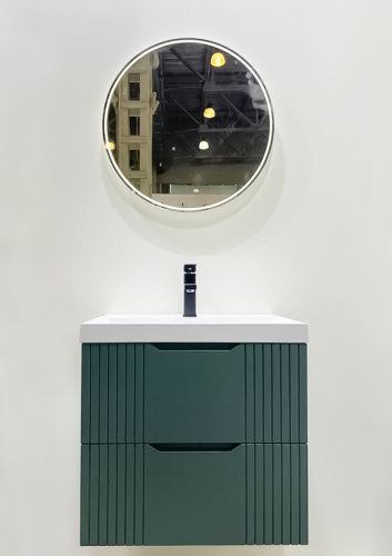Тумба подвесная под умывальник "ЮНИТ 60" (Unit) Гарден (Garden) В2 Зелёный Домино фото 10