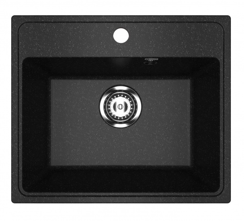 Мойка Practik PR-M 490-004, черный оникс (490х420х190)