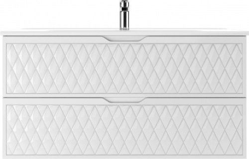 Тумба подвесная под умывальник "Стелла 100" (Stella)  3D В2 Домино* фото 2