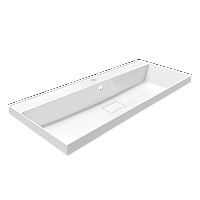 Умывальник мебельный "ЮНИТ 100" (Unit) CREASAN