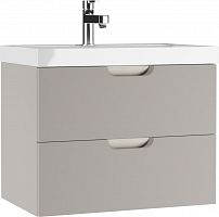 Тумба подвесная под умывальник "UNIT 70" Dune Серый тауп В2 Домино