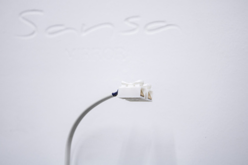 Зеркало Galaxy 70 black alum с подсветкой Sansa* фото 6